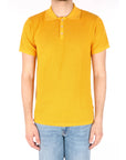 Daniele Fiesoli polo in cotone giallo ocra