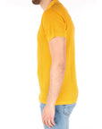 Daniele Fiesoli polo in cotone giallo ocra