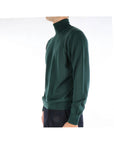 Kangra Maglia Dolcevita in Lana Merinos Uomo Verde Bottiglia