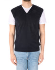 Daniele Fiesoli t-shirt con gilet blu