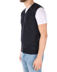 Daniele Fiesoli t-shirt con gilet blu