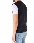 Daniele Fiesoli t-shirt con gilet blu
