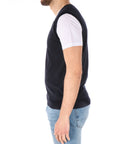 Daniele Fiesoli t-shirt con gilet blu