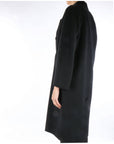 Kocca Cappotto Doppiopetto con Revers Donna Nero