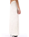 Twinset pantalone a palazzo in raso jacquard