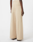 Max Mara Weekend Pantalone in Gabardina Beige