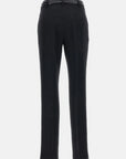 Max Mara Studio Pantalone con Pieghe Donna Nero