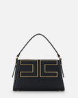 Elisabetta Franchi Tote Piccola Logo Nero
