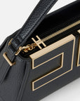 Elisabetta Franchi Tote Piccola Logo Nero