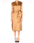 Twinset abito longuette in raso