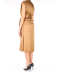 Twinset abito longuette in raso