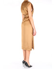 Twinset abito longuette in raso
