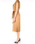 Twinset abito longuette in raso