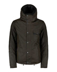 Barbour International Giacca Cerata con Cappuccio Kevlar Uomo Verde Oliva