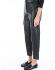 Kocca Pantaloni in Ecopelle con Cintura Donna Nero