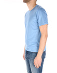 Kangra t-shirt in cotone elastan celeste