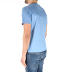 Kangra t-shirt in cotone elastan celeste