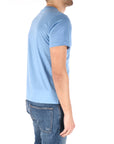 Kangra t-shirt in cotone elastan celeste