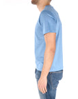 Kangra t-shirt in cotone elastan celeste