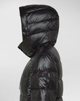 Peuterey Piumino Corto in Nylon Lucente Donna Nero