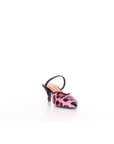 Via Roma15 Slingback Nero Fucsia