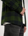 Dickies Camicia Sacramento in Flanella Verde/Nero