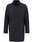 Barbour Cappotto Lungo Cera Mac Uomo Blu Navy