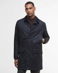 Barbour Cappotto Lungo Cera Mac Uomo Blu Navy