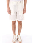 C.P.Company shorts cargo bianco