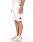 C.P.Company shorts cargo bianco