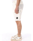 C.P.Company shorts cargo bianco