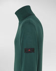 Peuterey Dolcevita in Misto Lana Merino Uomo Verde Bottiglia