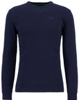 Barbour Pullover Girocollo Essential Uomo Blu Navy