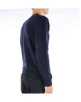 Daniele Fiesoli Maglia Girocollo Misto Lana e Cashmere Uomo Blu Notte