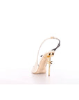 Elisabetta Franchi slingback con tacco logo