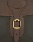 Barbour Briefcase in Pelle Cerata Marrone