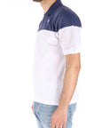 K-way polo uomo bianco/blu