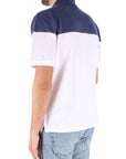 K-way polo uomo bianco/blu