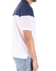 K-way polo uomo bianco/blu
