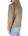 K-way giubbotto uomo reversibile verde-beige