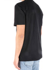 K-way t-shirt uomo nera con logo