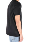 K-way t-shirt uomo nera con logo