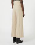 Max Mara Weekend Pantalone in Puro Cotone Beige