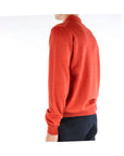 Kangra Polo in Lana Merino Uomo Arancio