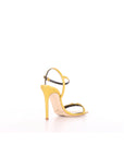 Elisabetta Franchi sandali curry con logo