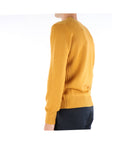 Kangra Maglione Girocollo in Lana Inglese Uomo Curcuma