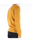 Kangra Maglione Girocollo in Lana Inglese Uomo Curcuma
