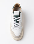 D.A.T.E. Sneakers Torneo Pure Vintage Uomo Bianco/Verde