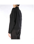 Alysi Camicia in Lyocell e Seta Donna Nero