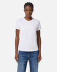 Elisabetta Franchi T-Shirt in Jersey Gesso